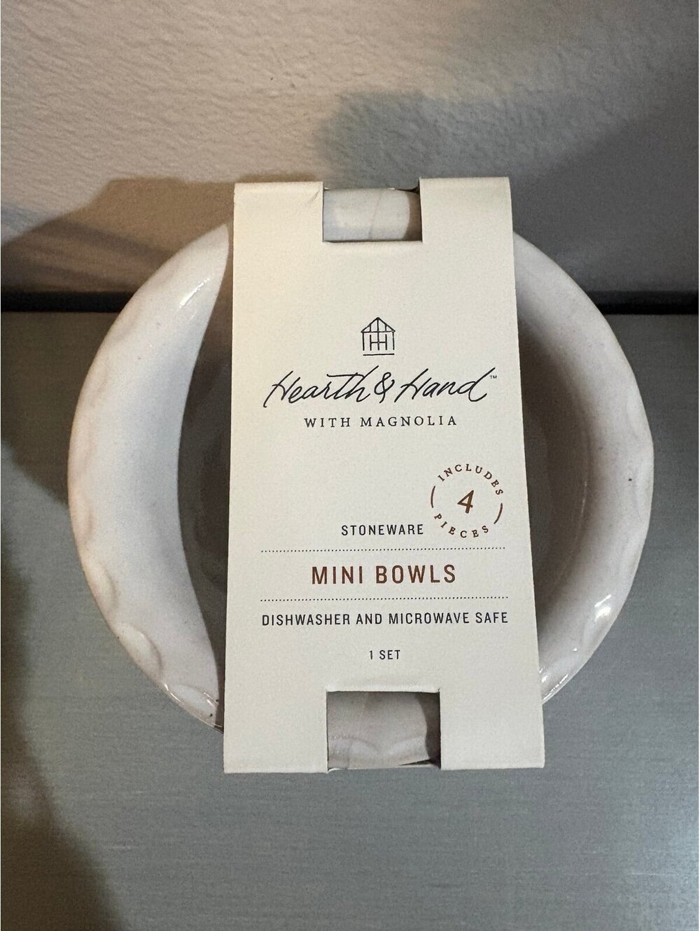 Hearth & Hand Stoneware Mini Bowls Set of 4 - Picture 2 of 4